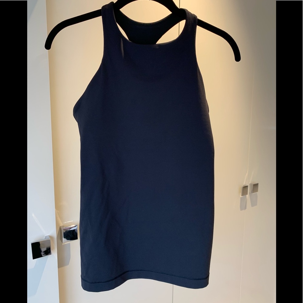 Lululemon in training tank